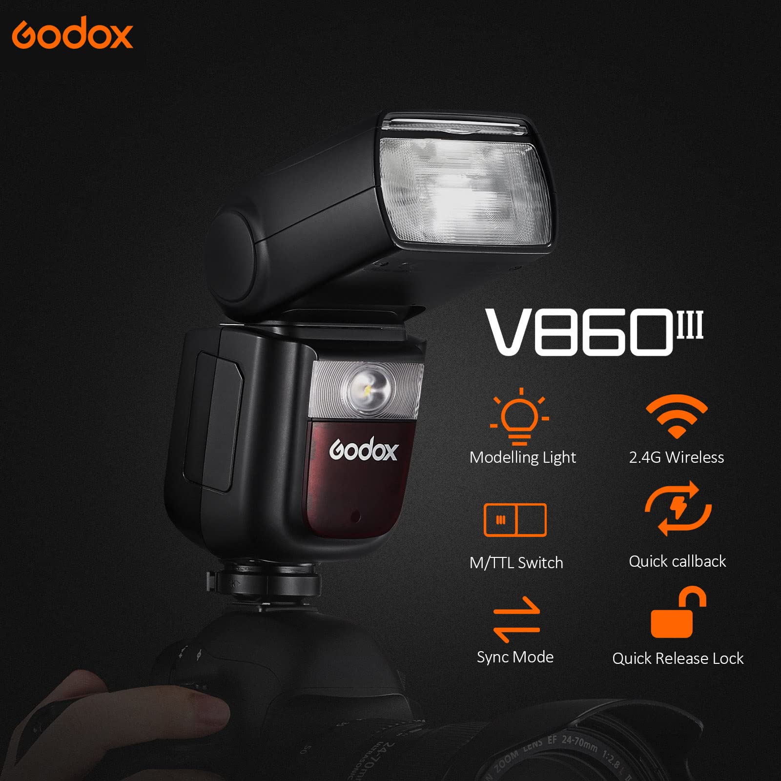 Amazon | Godox V850 VING カメラフラッシュストロポ (V850III